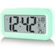 thumbnail image 1 of Reloj despertador digital con temperatura interior, funciona con pilas, modelo de repetición, pantalla de 12/24 horas para dormitorios, personas que duermen mucho, niños, viajes, baño, escritorio, rel, 1 of 4
