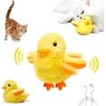 thumbnail image 1 of QIPOPIQ Cat Toys Rechargeable Flapping Duck, Flapping Duck Cat Toy, Touch Activated Kitten Plush Toy Interactive Cat Exercise Toys with Lifelike Quacking Sound, 1 of 10