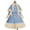thumbnail image 1 of Vestido de estilo Lolita con volantes para mujer, maxivestido femenino elegante de manga larga, vestido plisado de princesa estético Vintage, 2022, 1 of 4