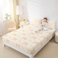 thumbnail image 3 of Erosebridal Teens Love Heart Bow Knot Bed Sheets 4pcs,Girls Vintage Polka Dots King Sheets,Breathable Home Decor, 3 of 5