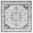 thumbnail image 2 of SAFAVIEH Brentwood Ezra Oriental Area Rug, Ivory/Black, 6'7" x 6'7" Square, 2 of 12