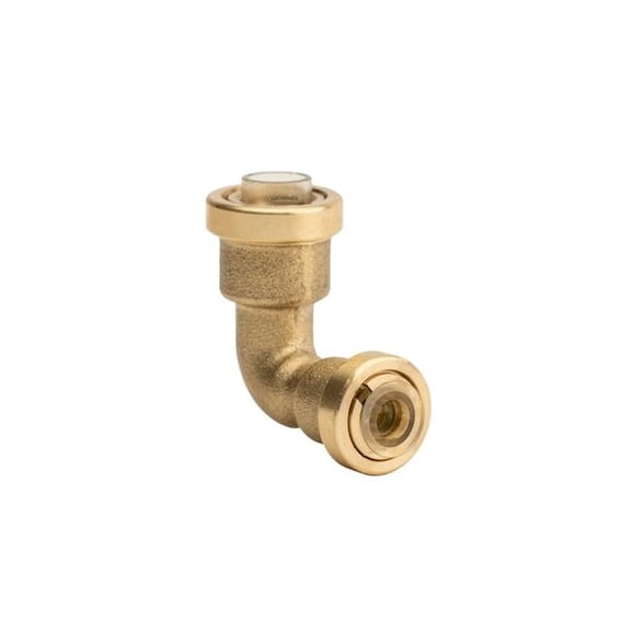 Quickfitting Elbow,Brass,Push-Fit1/4",Push-Fit3/8" HV-ER-375250