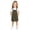 A-Army Green40, variant on Girls Summer Clothes Overall Dress For Kids Girl Casual Loose Fit Adjustable Straps Mini Pinafore Dresses With Pockets 4-13Y Cute Dresses