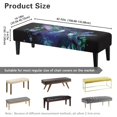 thumbnail image 7 of Whosucclay Purple Hummingbird Rose Print Dining Room Bench Covers Non-Slip Bench Chair Slipcovers Dust Proof Bench Seat Cushion Slipcovers Removable Bench Protectors for Wedding, Hotel, Party, 7 of 7