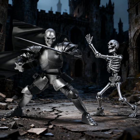 Figuras de acción Chain-Forces Medieval Skeleton Knight