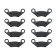 thumbnail image 2 of KMG Front + Rear Brake Pads Compatible with 2004-2005 Polaris 500 ATP H0 4X4 - Non-Metallic Organic NAO Brake Pads Set, 2 of 4