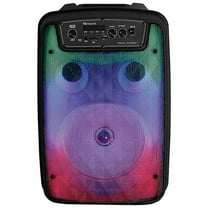 Supersonic Bluetooth Portable Speaker, Black, IQ-7008DJBT