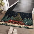 thumbnail image 5 of FeiFu Entryway Door Mat Christmas Carpet Bathroom Absorbent Door Mat Soft Durable Fabric for Home Entry Bathroom and Holiday Decor, 5 of 6