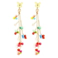 thumbnail image 1 of 1 Paire Boucles d'Oreilles pour Femmes Perlées Motif Papillon Boucles d'Oreilles Perles de Rocaille Boucles d'Oreilles Pendantes, 1 of 10