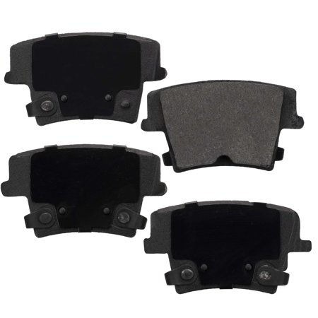 Gridiron Brakes Standard Semi-Metallic Brake Pads Rear (4-Pad Set) - ID1057 (Replaces Part# MKD1057)