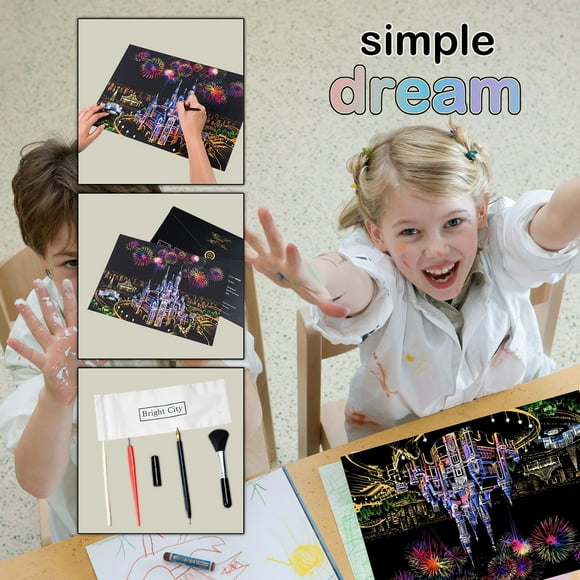 Mefallenssiah Scratch Painting, People Provide the Perfect Soothing Gift