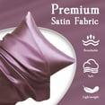 thumbnail image 6 of LIFCOM Satin Pillowcase with Envelope Closure,Queen, Rose Taupe，（2 Count）, 6 of 6