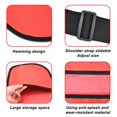 thumbnail image 4 of Dual Discus Carrying Bag Discus Storage Bag Oxford Cloth Capacity Adjustable Strap Sports Track Field Shot Put Throwing Discus Shoulder Pouch Handbag, 4 of 8