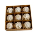 thumbnail image 3 of Juego de 9 bolas decorativas navideñas Strade Fareast Limited dorado, 3 of 8