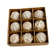 thumbnail image 3 of 9 piezas de pequeños colgantes navideños, adornos decorativos navideños, bolas navideñas colgantes para dorado, 3 of 9