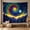 C, variant on XaaKee Tapestry Wall Hanging, Surreal Cosmic Landscape Tapestry, High-Quality Polyester Large Wall Tapestry, For Living Room Bedroom Office, 60x40Inch