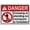 Warning Sign 3, variant on Weatherproof Vertical ANSI Conveyor Sign (Conveyor may start without warning) 8 in" x 12 in" UV Resistant Indoor Outdoor Workplace Insdustrial Caution Warning Sign