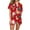 Red, variant on VBTAPA Womens Christmas Pajama Shorts Sets 2 Piece Holiday Sleepwear Cute Cartoon Graphic Button Down Shirt Elastic Waist Pants Matching Loungewear Set Xmas Jammies Red L
