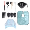 thumbnail image 2 of Kit de 14 piezas para teñir el cabello, juego de cuencos y pinceles para teñir el cabello en salón y decolorarlo., 2 of 14