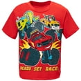 thumbnail image 2 of Blaze and the Monster Machines Toddler Boys Tank Top & Bike Shorts, 3-pcs, 3T, Black/ Red/Grey, 2 of 5