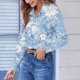 thumbnail image 4 of Camisa Impresa Casual de Manga Larga con Cuello de Botón de las Mujeres para el Uso Diario, 4 of 6