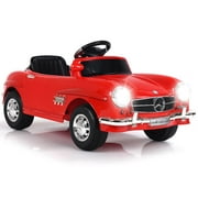 Topbuy Kids Ride On Car MERCEDES BENZ SLS R/C  Electric  Battery Toy w/ MP3 Red