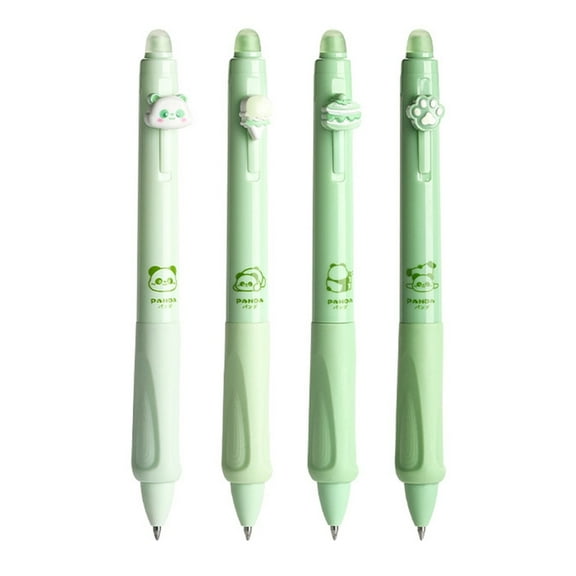Yokua 4x/Set Press Pen 0.5mm Signature Pen Erasable Neutral Pen Retractable Gel Pen
