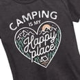 thumbnail image 3 of Instant Message - Camping Is My Happy Place Short Sleeve Graphic T-Shirt, 3 of 6