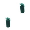 thumbnail image 3 of fastboy Rouleau de Tulle Polyester Disponible Grand Gamme d'Utilisations pour Mariages DIY Essentiels de Mariage Vert malachite 2Ensemble, 3 of 6