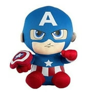 TY Beanie Baby - MARVEL CAPTAIN AMERICA (6" Superhero Plush) (NO TY HANG TAG)