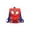 Blue, variant on Cartoon Superhero Themed Large Capacity School Bag for Daily Education Patterned Backpack Rucksack Student Bookbag Comic Design Action Hero Pattern Travel Daypack