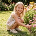 thumbnail image 5 of ZACPNCV Girls Mesh Mary Jane Ballet Flats Comfortable Dress School Shoes Toddler, 5 of 9