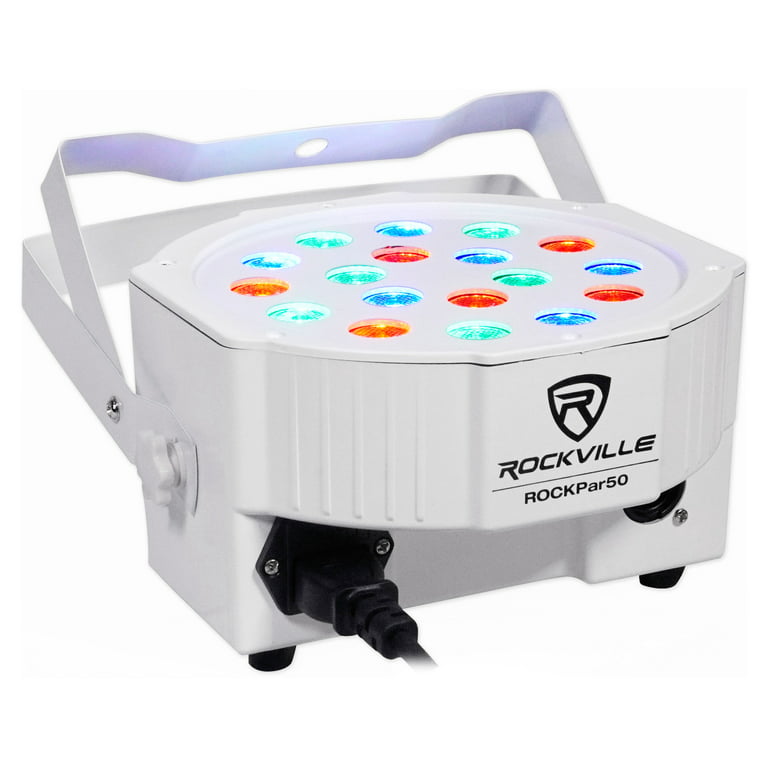 2 Rockville RTP-GO Portable Collapsible DJ Totem Light/Speaker  Stands+Bags+Scrim