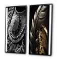 thumbnail image 3 of Designart "Silver Boho Chic Accessories Collection I" Fashion Framed Wall Art Set Of 2 - Glam Grey Frame Gallery Set For Office Decor, 3 of 6