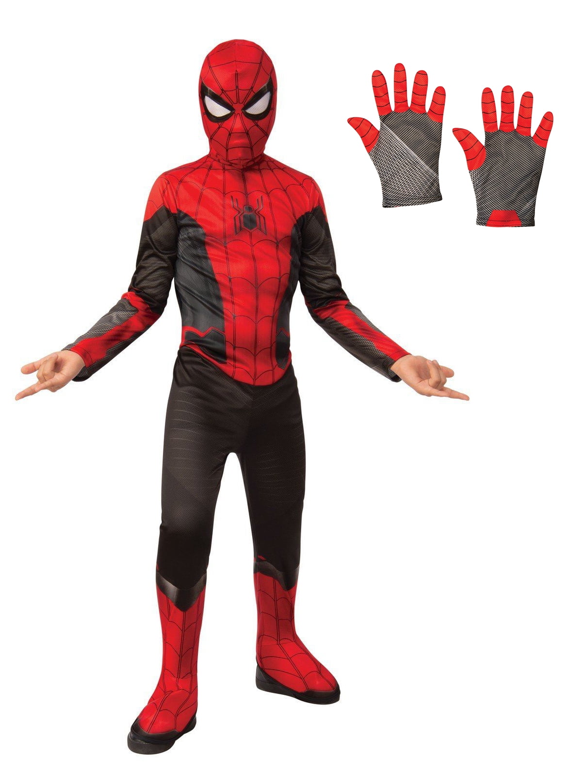 Spiderman Kids Costume Kit - Red & Black - Walmart.com - Walmart.com