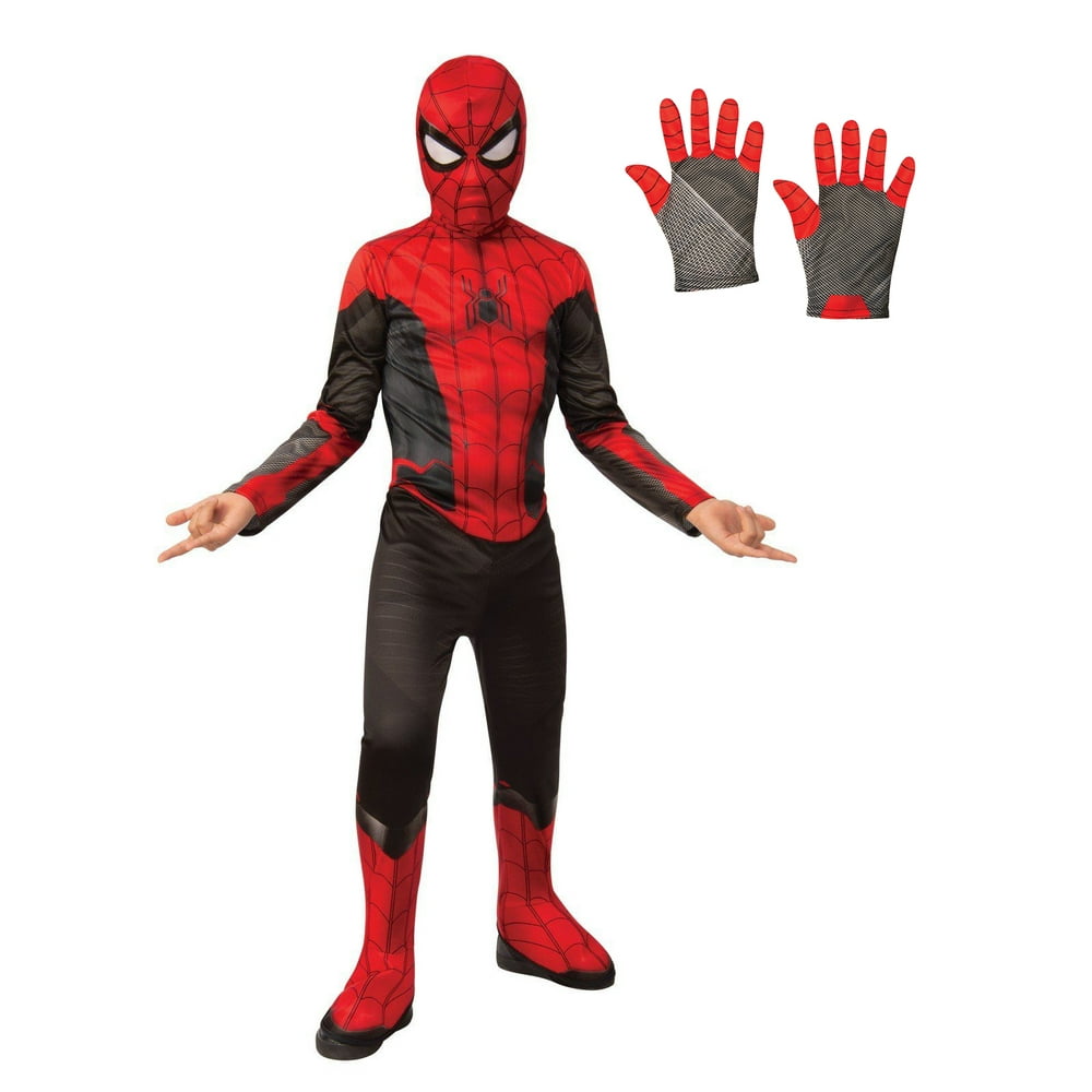 Spiderman Kids Costume Kit - Red & Black - Walmart.com - Walmart.com
