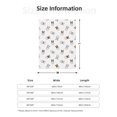 thumbnail image 5 of Hirioo Bbaseball Dog for Flannel Blanket, Cozy and Warm Throw for Bed or Couch ,Perfect for All Seasons-50"x40", 5 of 6