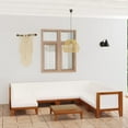 thumbnail image 2 of vidaXL 8 Piece Patio Lounge Set with Cushions Solid Acacia Wood, 2 of 12