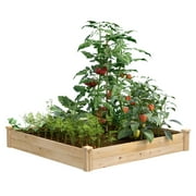 Greenes Value Cedar Raised Garden Bed 4' x 4' x 7" - Unfinished