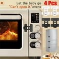 thumbnail image 2 of 4Pcs Child Proof Fridge Lock Oven Lock Multifunction Buckle For Kids Protection, 2 of 6