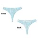 thumbnail image 3 of Balery Cute Bunny Tangas de Algodón para Mujer con Estampado – Ropa Interior Sexy, Transpirable, G-string-X-Large, 3 of 6