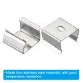 thumbnail image 4 of Unique Bargains LED Strip Light Clips Mounting Bracket Fixing Clips with Screws for 9.5mm-12mm Light Cable Ribbon 100 Pack, 4 of 6