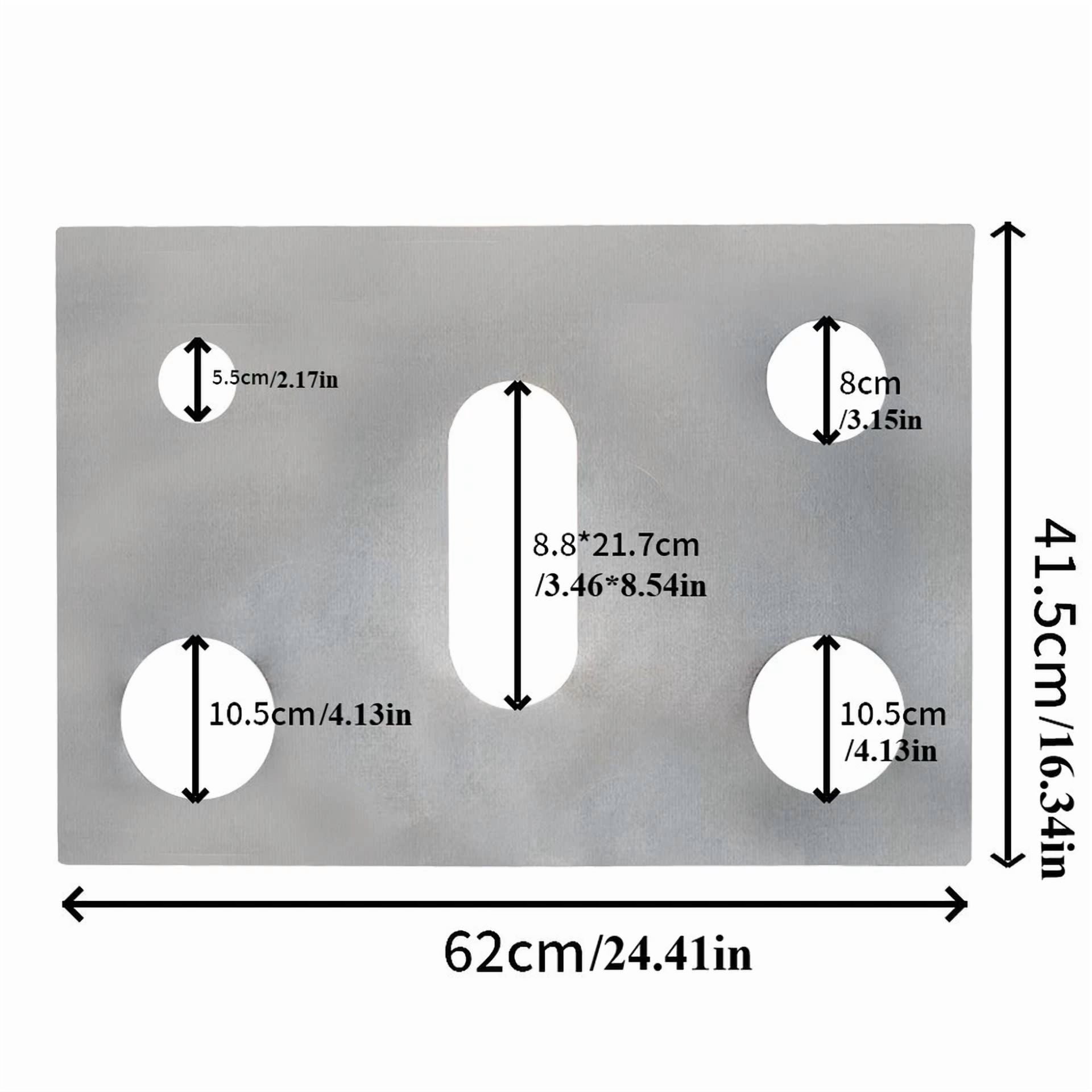 2Pcs Gas Range Stove Top Burner Cover Protector Reusable Non-Stick Liner Kitchen