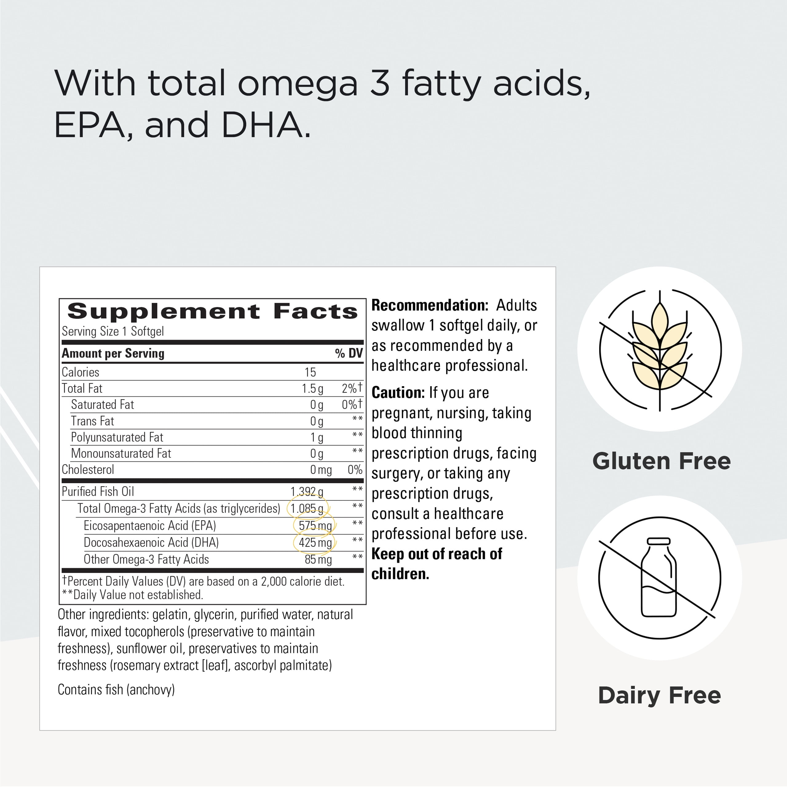 Integrative Therapeutics Pure Omega Ultra HP 1392 mg, 90 Count (90 Servings)