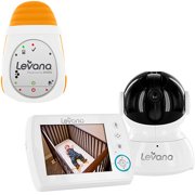 Levana Astra 3.5" Digital Baby Monitor & Oma Movement Monitor Bundle