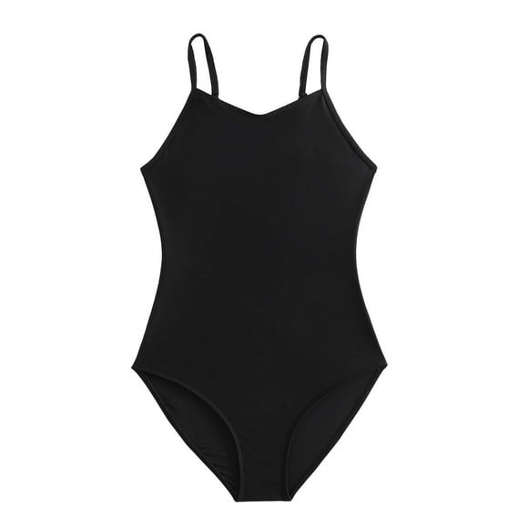 Odeerbi 1-15 Años Traje de Baño de Una Pieza Para Niñas Bañador de Playa de Verano Traje de Baño de Colores Sólidos Cómodo Traje de Surf Sin Mangas