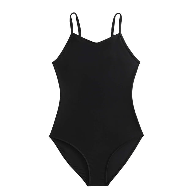 Odeerbi 1-15 Años Traje de Baño de Una Pieza Para Niñas Bañador de Playa de Verano Traje de Baño de Colores Sólidos Cómodo Traje de Surf Sin Mangas