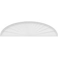 thumbnail image 3 of Ekena Millwork 70"W x 18-1/2"H x 2"P Elliptical Sunburst Architectural Grade PVC Pediment, 3 of 7