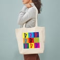 thumbnail image 3 of CafePress - Harp Pop Art Tote Bag - Unisex Canvas Tote Bag, Beige, 1-Piece, 3 of 7