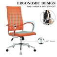 thumbnail image 4 of CAROCC High Back Executive Office Chair with Armrest Adjustable Swivel Chair in Durable Vegan Leather Modern Office Chair Ergonomic Desk Chair for Extra Back & Lumbar Support, 4 of 8